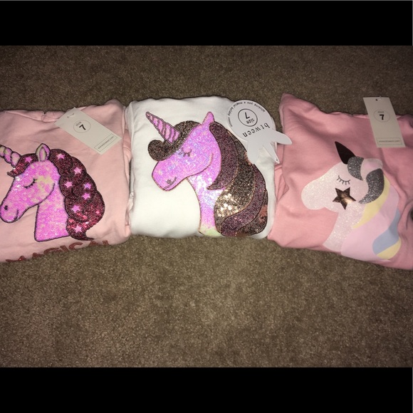 btween Other - Unicorn sweater with hood Bundle size 7 NWT